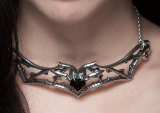 ALCHEMY GOTHIC: Mircalla Gothic Choker蝙蝠 < 男性アクセサリー/時計  ALCHEMY GOTHIC: Mircalla Gothic Choker蝙蝠  < 男性アクセサリー/時計の