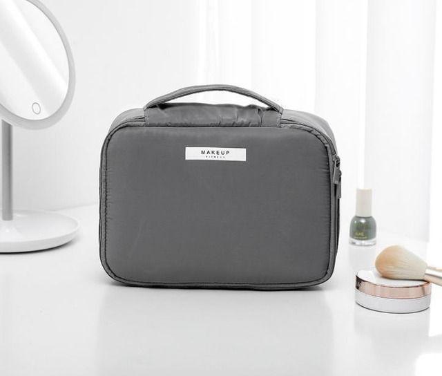 大容量!2wey 多機能ポーチ【新品未使用】Gray グレー●取り外し可能●旅行 化粧ポーチ メイクボックス 収納 < 女性ファッション  大容量!2wey 多機能ポーチ【新品未使用】Gray グレー●取り外し可能●旅行 化粧ポーチ メイクボックス 収納 < 女性ファッションの