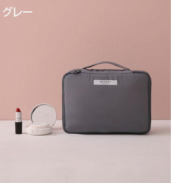 大容量!2wey 多機能ポーチ【新品未使用】Gray グレー●取り外し可能●旅行 化粧ポーチ メイクボックス 収納 < 女性ファッション  大容量!2wey 多機能ポーチ【新品未使用】Gray グレー●取り外し可能●旅行 化粧ポーチ メイクボックス 収納 < 女性ファッションの