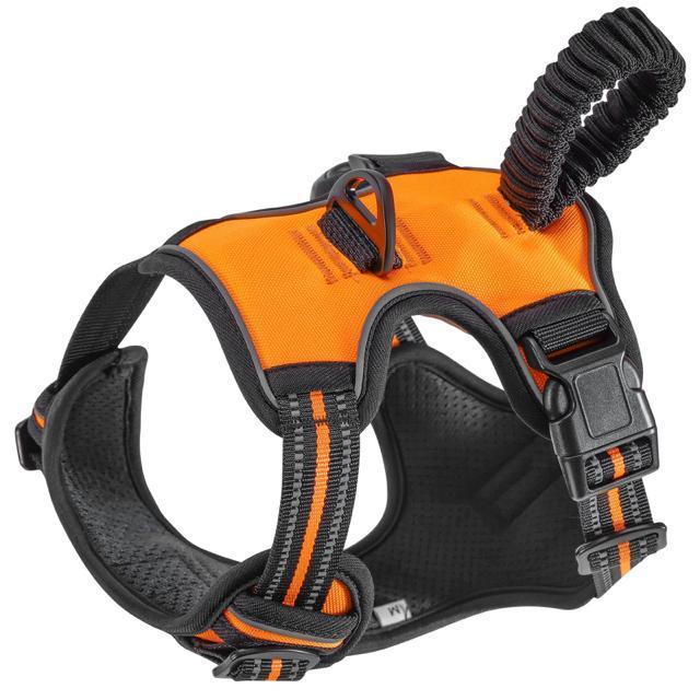 犬用ハーネス 犬用胴輪 3M反射 引っ張り防止 調節可能 通気性 軽量 負担少ない 快適 ハーネスベルト ペット用 M, オレンジ < ペット/手芸/園芸  犬用ハーネス 犬用胴輪 3M反射 引っ張り防止 調節可能 通気性 軽量 負担少ない 快適 ハーネスベルト ペット用 M, オレンジ  < ペット/手芸/園芸の