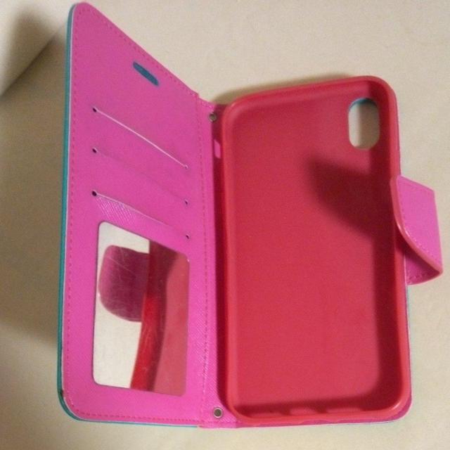 iPhone15スマホケース エメラルドグリーン×ピンク < 家電/AV  iPhone15スマホケース エメラルドグリーン×ピンク < 家電/AVの