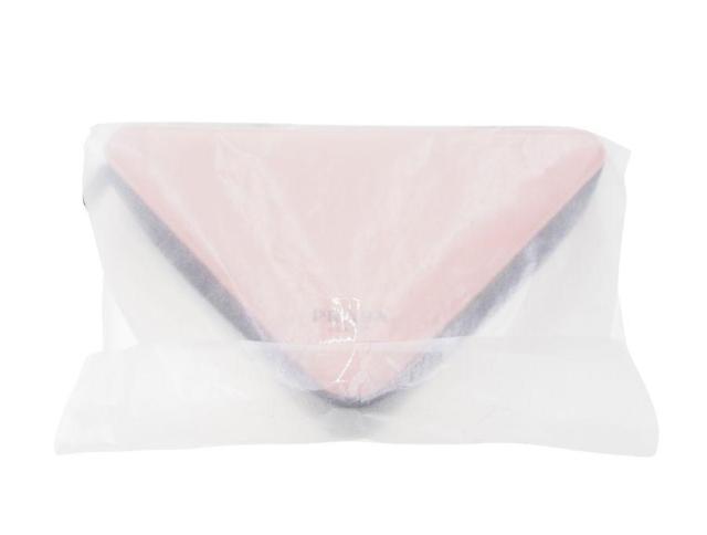 プラダ ノベルティ トライアングル ポーチ 三角形 バイカラー ピンク×ブラック PRADA BEAUTY【正規品】 < ブランド プラダ ノベルティ トライアングル ポーチ 三角形 バイカラー ピンク×ブラック PRADA BEAUTY【正規品】 < ブランドの