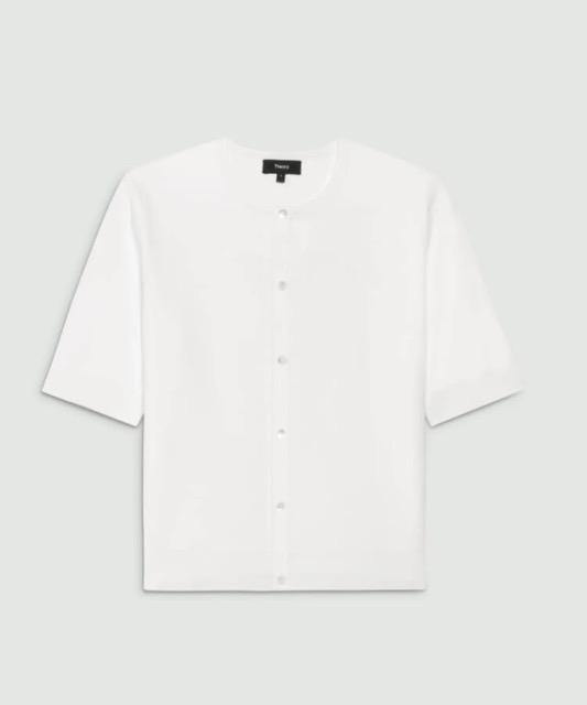 theory/今季定番カーディガン白試着のみ < ブランド theory/今季定番カーディガン白試着のみ < ブランドの