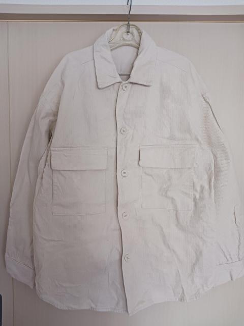GU コーデュロイ ジャケット メンズ L コットン100% アイボリー < ブランド GU コーデュロイ ジャケット メンズ L コットン100% アイボリー < ブランドの