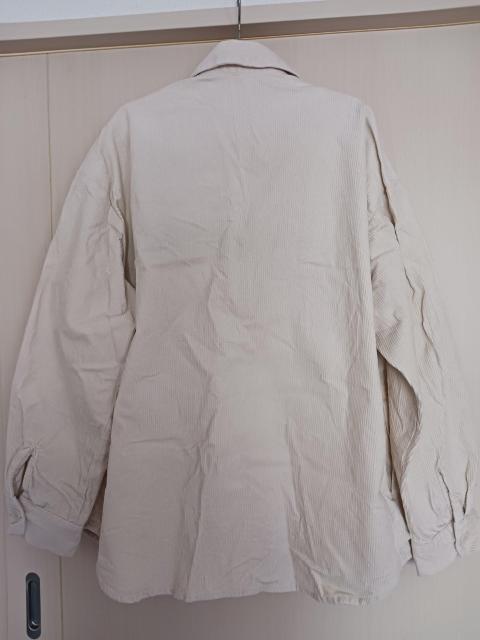 GU コーデュロイ ジャケット メンズ L コットン100% アイボリー < ブランド GU コーデュロイ ジャケット メンズ L コットン100% アイボリー < ブランドの