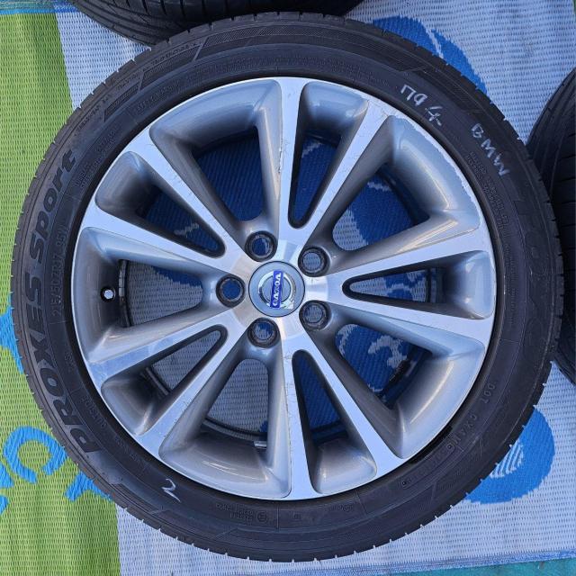 �{���{V70���� �z�C�[��17�C���`7.5J pcd108+45�^�C���t��4�{�Z�c�gTOYO PROXES SPORT 215/5 �� ������/�o�C�N