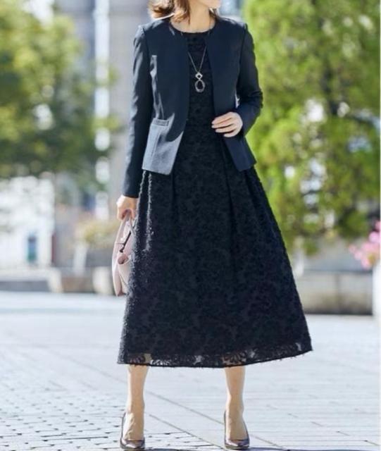 新品☆LLトールサイズ黒系ジャガードロングワンピーススーツ入卒も☆Q664 < 女性ファッション 新品☆LLトールサイズ黒系ジャガードロングワンピーススーツ入卒も☆Q664 < 女性ファッションの