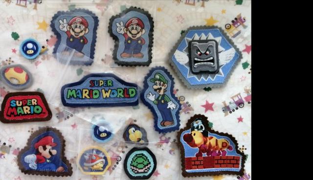 スーパーマリオ まとめ売りワッペンセット 縫い付け < ホビー スーパーマリオ まとめ売りワッペンセット 縫い付け < ホビーの