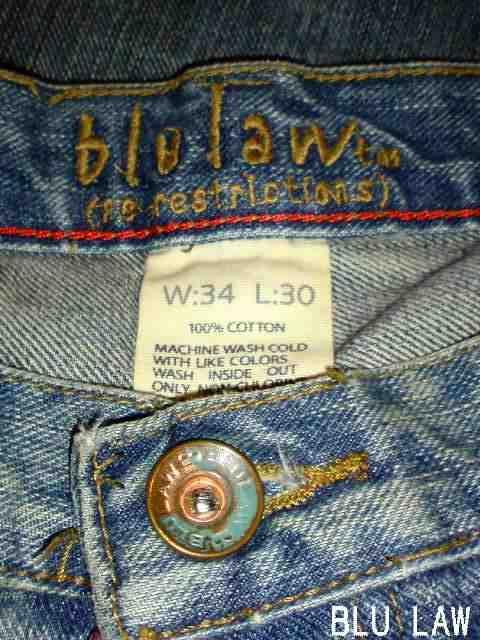 □BLU LAW/ブルーロウ ヴィンテージダメージ加工 セレブ デニムパンツ/メンズ☆新品 < 男性ファッション □BLU LAW/ブルーロウ ヴィンテージダメージ加工 セレブ デニムパンツ/メンズ☆新品 < 男性ファッションの