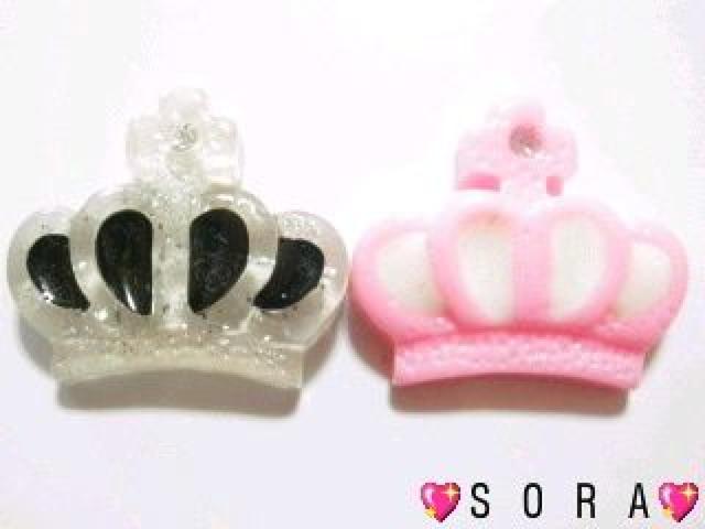 デコパーツ♪プリンセスクラウンパーツ 2色2個セット < 香水/コスメ/ネイル デコパーツ♪プリンセスクラウンパーツ 2色2個セット < 香水/コスメ/ネイルの