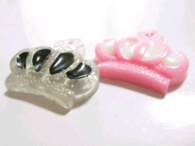 デコパーツ♪プリンセスクラウンパーツ 2色2個セット < 香水/コスメ/ネイル デコパーツ♪プリンセスクラウンパーツ 2色2個セット < 香水/コスメ/ネイルの