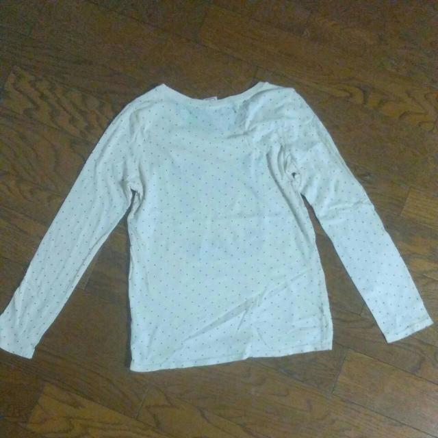 RODEO CS 1号サイズ 美品 ベージュ ドット 長T < ブランド  RODEO CS 1号サイズ 美品 ベージュ ドット 長T < ブランドの