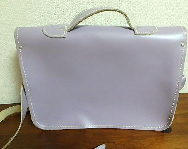 ◆Zatchels ザッチェルズ ショルダーバッグ レザー 未使用 ラベンダー < 男性ファッション  ◆Zatchels ザッチェルズ ショルダーバッグ レザー 未使用 ラベンダー < 男性ファッションの