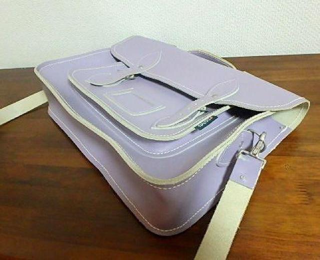 ◆Zatchels ザッチェルズ ショルダーバッグ レザー 未使用 ラベンダー < 男性ファッション  ◆Zatchels ザッチェルズ ショルダーバッグ レザー 未使用 ラベンダー < 男性ファッションの