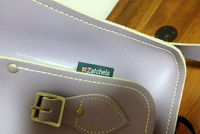 ◆Zatchels ザッチェルズ ショルダーバッグ レザー 未使用 ラベンダー < 男性ファッション  ◆Zatchels ザッチェルズ ショルダーバッグ レザー 未使用 ラベンダー < 男性ファッションの