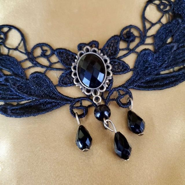 ★D★ゴスロリ/パンク★レース&ビーズ使用!チョーカー!! < 女性アクセサリー/時計 ★D★ゴスロリ/パンク★レース&ビーズ使用!チョーカー!! < 女性アクセサリー/時計の