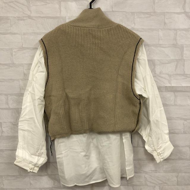 即決 新品 BEAMS HEART 脇ラインベスト ブラウス セット < ブランド  即決 新品 BEAMS HEART 脇ラインベスト ブラウス セット < ブランドの