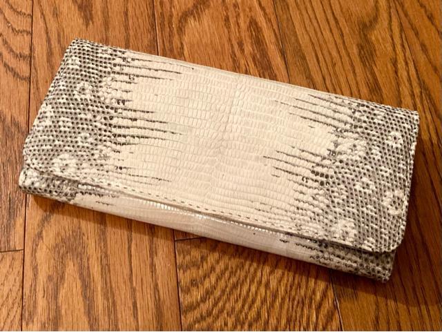 リザード トカゲ 革 レザー 財布 長財布 ウォレット ヒマラヤ ホワイト リングマーク メンズ レディース < 男性ファッション リザード トカゲ 革 レザー 財布 長財布 ウォレット ヒマラヤ ホワイト リングマーク メンズ レディース < 男性ファッションの