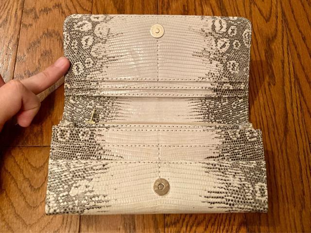 リザード トカゲ 革 レザー 財布 長財布 ウォレット ヒマラヤ ホワイト リングマーク メンズ レディース < 男性ファッション リザード トカゲ 革 レザー 財布 長財布 ウォレット ヒマラヤ ホワイト リングマーク メンズ レディース < 男性ファッションの