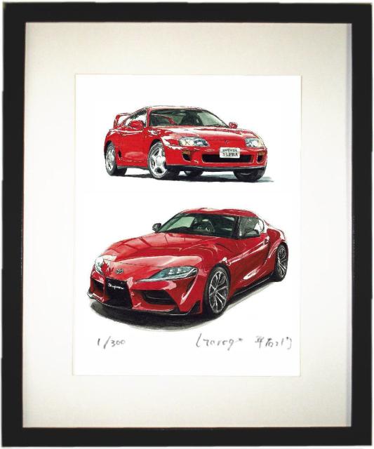 NC-993スープラRZ/RE限定版画サイン額装作家平右ヱ門 < 自動車/バイク NC-993スープラRZ/RE限定版画サイン額装作家平右ヱ門 < 自動車/バイク
