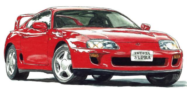 NC-993スープラRZ/RE限定版画サイン額装作家平右ヱ門 < 自動車/バイク NC-993スープラRZ/RE限定版画サイン額装作家平右ヱ門 < 自動車/バイク