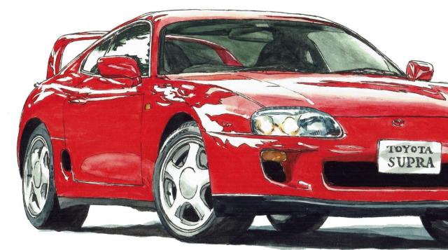 NC-993スープラRZ/RE限定版画サイン額装作家平右ヱ門 < 自動車/バイク NC-993スープラRZ/RE限定版画サイン額装作家平右ヱ門 < 自動車/バイク