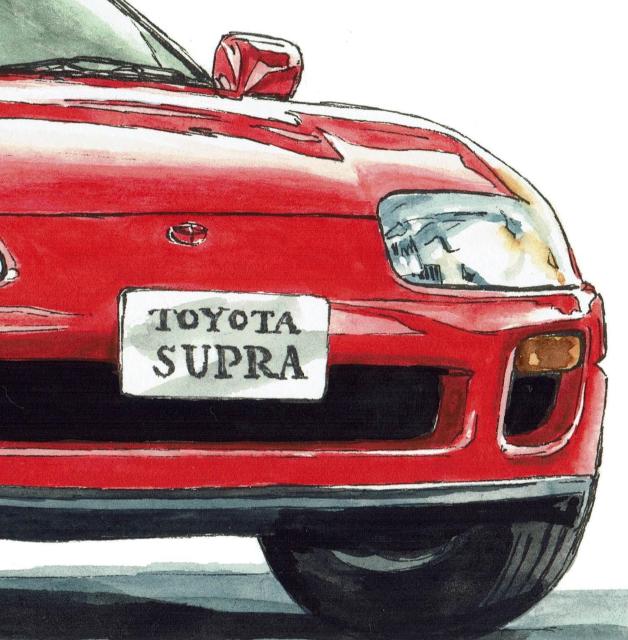 NC-993スープラRZ/RE限定版画サイン額装作家平右ヱ門 < 自動車/バイク NC-993スープラRZ/RE限定版画サイン額装作家平右ヱ門 < 自動車/バイク