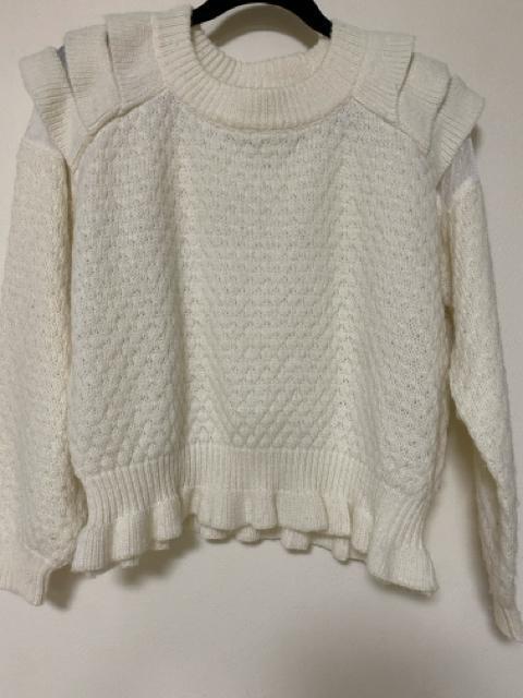 匿名配送 リズリサ 可愛いセーター フリル レース フリフリ < ブランド  匿名配送 リズリサ 可愛いセーター フリル レース フリフリ  < ブランドの