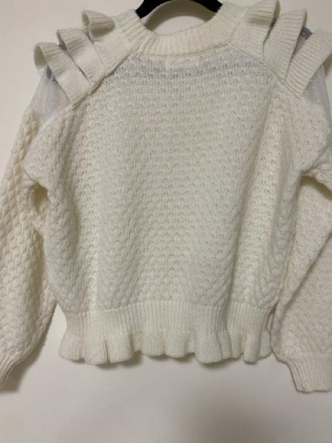 匿名配送 リズリサ 可愛いセーター フリル レース フリフリ < ブランド  匿名配送 リズリサ 可愛いセーター フリル レース フリフリ < ブランドの