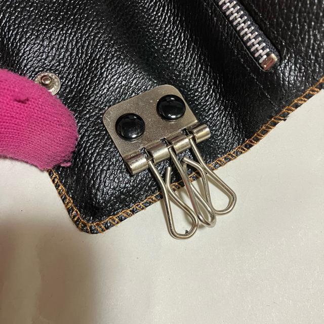 【ヴィンテージ】【ノーブランド扱い】 3連キーケース(小銭入れあり) < 男性ファッション 【ヴィンテージ】【ノーブランド扱い】 3連キーケース(小銭入れあり) < 男性ファッションの