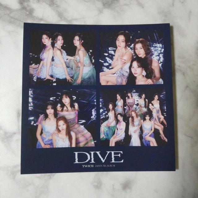 DIVE <初回限定盤B>の封入特典4点★TWICE SANA MOMO < タレントグッズ  DIVE <初回限定盤B>の封入特典4点★TWICE SANA MOMO < タレントグッズの