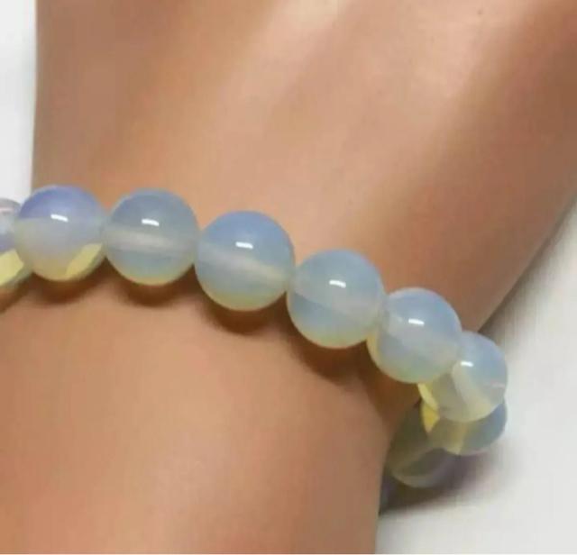 天然石 ミルキークォーツ 10mm玉 ブレスレット/内径約17cm < 男性アクセサリー/時計 天然石 ミルキークォーツ 10mm玉 ブレスレット/内径約17cm < 男性アクセサリー/時計の