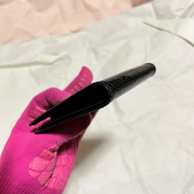 【mila schon / ミラショーン】 クロコ / エナメル 二つ折り財布 コンパクト < ブランド 【mila schon / ミラショーン】 クロコ / エナメル 二つ折り財布 コンパクト < ブランドの