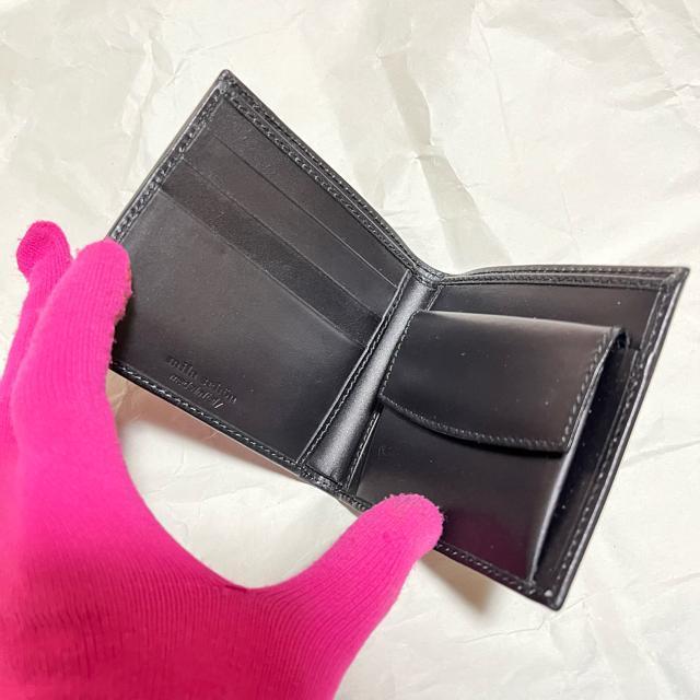 【mila schon / ミラショーン】 クロコ / エナメル 二つ折り財布 コンパクト < ブランド 【mila schon / ミラショーン】 クロコ / エナメル 二つ折り財布 コンパクト < ブランドの