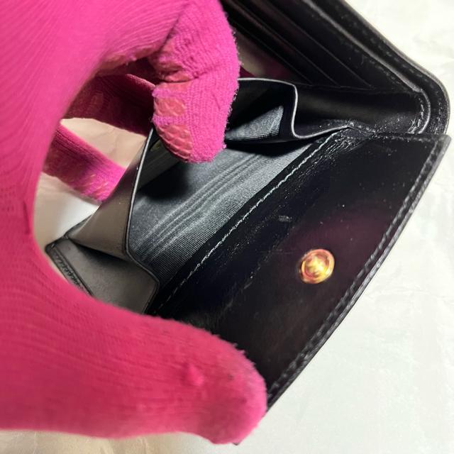 【mila schon / ミラショーン】 クロコ / エナメル 二つ折り財布 コンパクト < ブランド 【mila schon / ミラショーン】 クロコ / エナメル 二つ折り財布 コンパクト < ブランドの