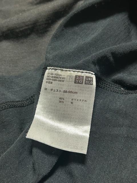 ユニクロ メンズ ウールブレンドタートルネックT 長袖Tシャツ ヒートテック インナー 黒 ブラック M < ブランド ユニクロ メンズ ウールブレンドタートルネックT 長袖Tシャツ ヒートテック インナー 黒 ブラック M < ブランドの