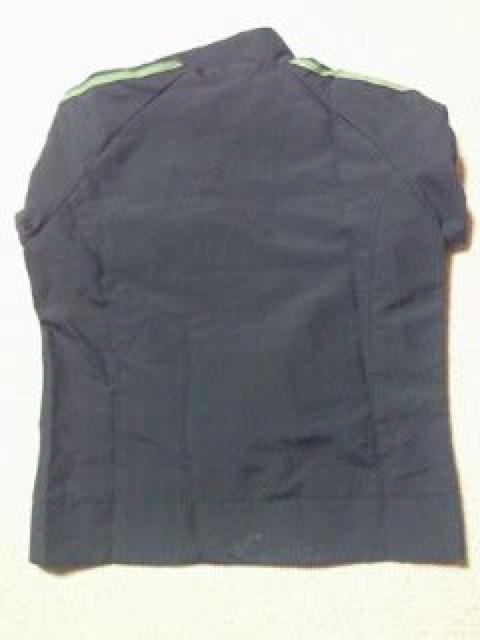 adidas アディダス 薄手 ジャケット ジャンパー ネイビー グリーン ライン Lサイズ < ブランド  adidas アディダス 薄手 ジャケット ジャンパー ネイビー グリーン ライン Lサイズ < ブランドの