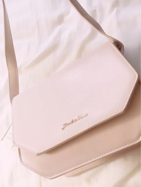 SALE●定価12,960円●JEWELNA Rose●とろみカラー ショルダーバッグ●ピンクベージュ < ブランド  SALE●定価12,960円●JEWELNA Rose●とろみカラー ショルダーバッグ●ピンクベージュ < ブランドの