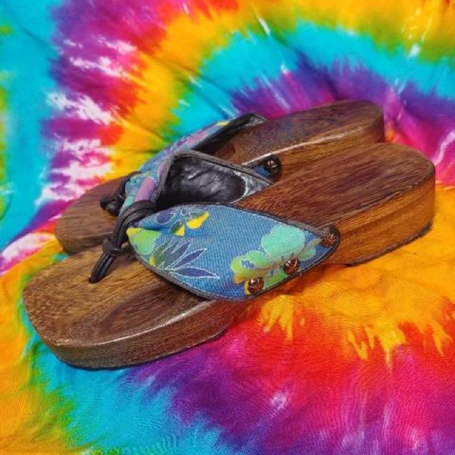 激カワッ(^ω^)浴衣柄鼻緒□下駄×草履□ < 女性ファッション  激カワッ(^ω^)浴衣柄鼻緒□下駄×草履□ < 女性ファッションの