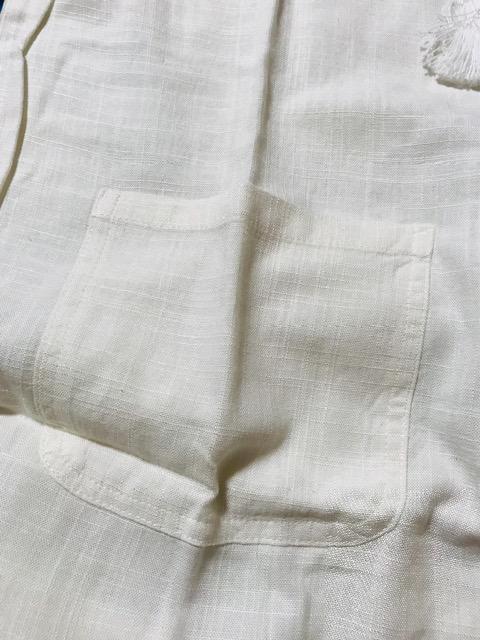 新品薄手フレア袖ポケット付き袖切りっぱなし風チュニック < 女性ファッション  新品薄手フレア袖ポケット付き袖切りっぱなし風チュニック < 女性ファッションの