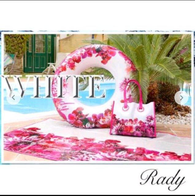 鬼カワ(///∇///)Rady□レディー□リゾフラ□ビーチ3点セット□浮き輪レジャーシートバッグ < ブランド  鬼カワ(///∇///)Rady□レディー□リゾフラ□ビーチ3点セット□浮き輪レジャーシートバッグ  < ブランドの