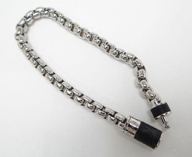LOUIS VUITTON ルイヴィトン M63107 ブレスレット・チェーン モノグラム・エクリプス #L<USED>送料無料 < ブランド  LOUIS VUITTON ルイヴィトン M63107 ブレスレット・チェーン モノグラム・エクリプス #L<USED>送料無料 < ブランドの