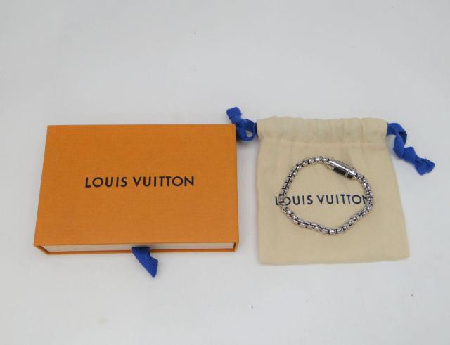 LOUIS VUITTON ルイヴィトン M63107 ブレスレット・チェーン モノグラム・エクリプス #L<USED>送料無料 < ブランド  LOUIS VUITTON ルイヴィトン M63107 ブレスレット・チェーン モノグラム・エクリプス #L<USED>送料無料 < ブランドの