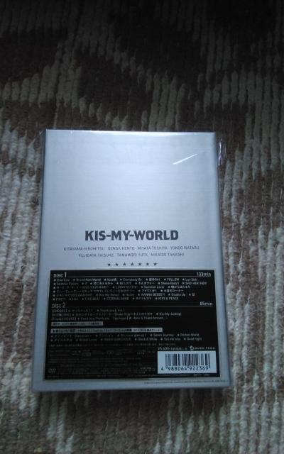 Kis-My-Ft2  2015 CONCERT TOUR KIS|MY|WORLD  CD/DVD/rfI 