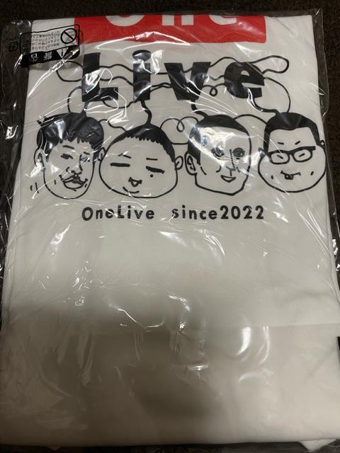 ふわっち One Live Tシャツ☆XL ホワイト < 男性ファッション  ふわっち One Live Tシャツ☆XL ホワイト < 男性ファッションの