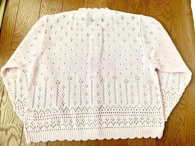 PETIT COCO ピンク カーディガン 120 < キッズ/ベビー  PETIT COCO ピンク カーディガン 120 < キッズ/ベビーの