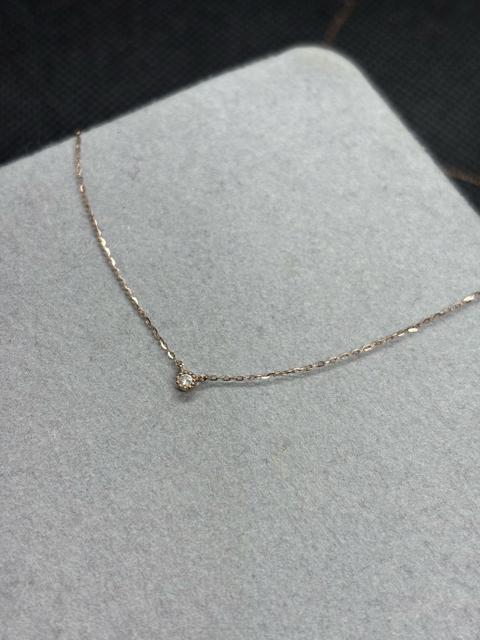 即決 ete エテ K10 ピンクゴールド 0.02 ダイヤモンド ネックレス < ブランド 即決 ete エテ K10 ピンクゴールド 0.02 ダイヤモンド ネックレス < ブランドの