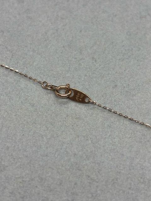 即決 ete エテ K10 ピンクゴールド 0.02 ダイヤモンド ネックレス < ブランド 即決 ete エテ K10 ピンクゴールド 0.02 ダイヤモンド ネックレス < ブランドの