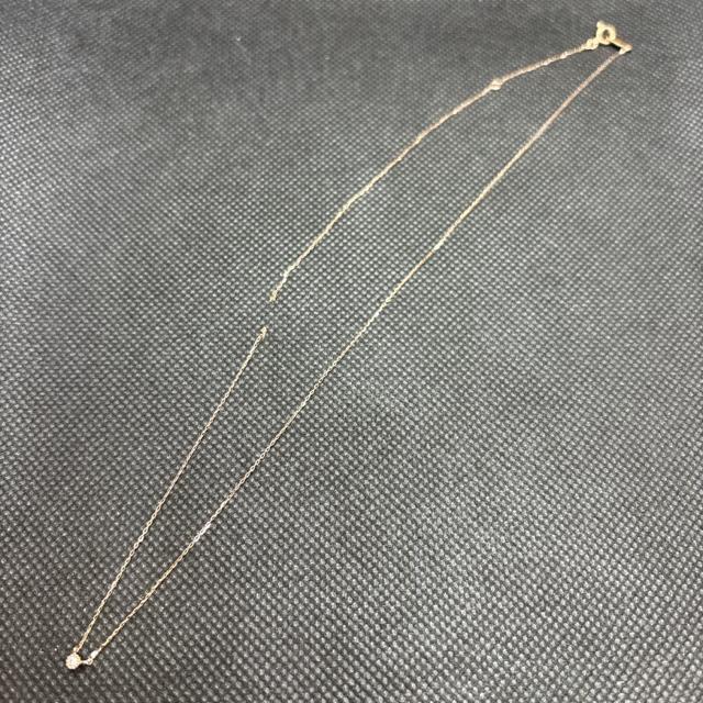即決 ete エテ K10 ピンクゴールド 0.02 ダイヤモンド ネックレス < ブランド 即決 ete エテ K10 ピンクゴールド 0.02 ダイヤモンド ネックレス < ブランドの
