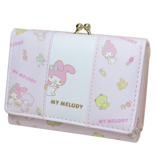 マイメロディ 口金 がま口 三つ折り ウォレット 財布 サンリオ SR36-2 < 女性ファッション  マイメロディ 口金 がま口 三つ折り ウォレット 財布 サンリオ SR36-2  < 女性ファッションの